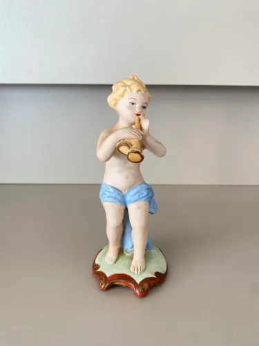 Anjo porcelana - 16cm altura 