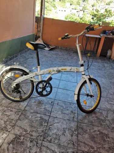 Bicicleta dobrável da Brasilprev. (Seminova)