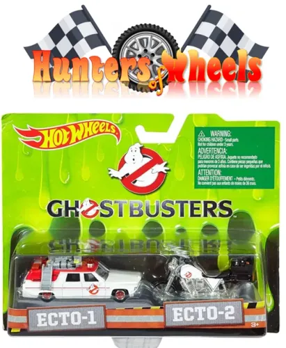 HotWheels - Ghostbusters Ecto- 1 e Ecto- 2 TwoPack