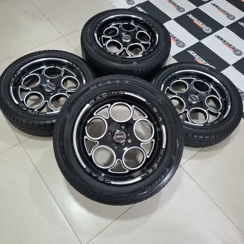 Rodas 15 weld magnum com pneus 