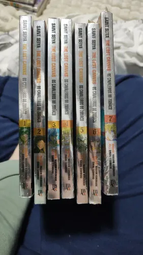 Cavaleiros do zodíaco Lost canvas edição especial metalizada 1 ao 7