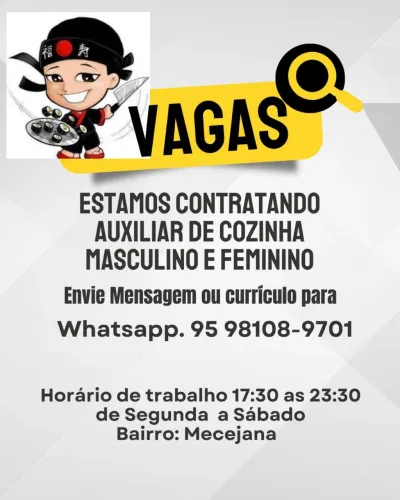Oferta de emprego