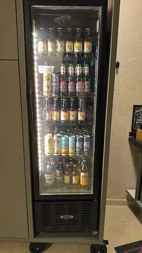 Cervejeira Slim Porta de Vidro 250L