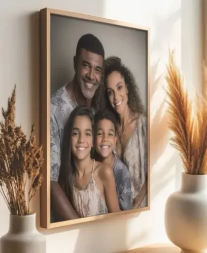 Quadro Decorativo Personalizado Grande Moldura Quarto Sala 50x70