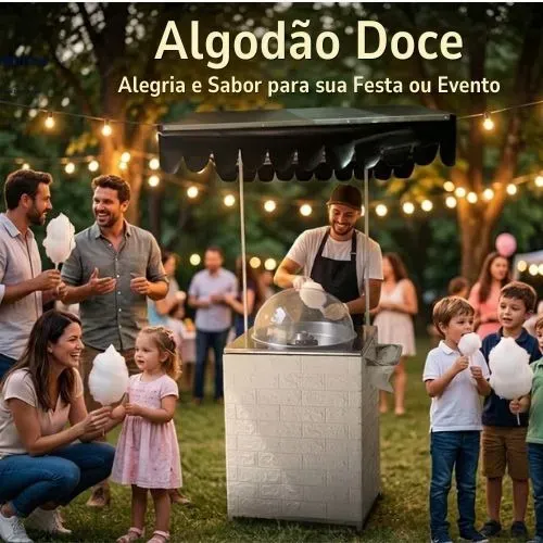 Pipoca de Cinema e Algodão Doce - www.eomelhor.com.br