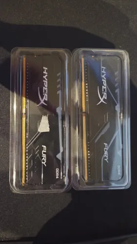 2x 8GB DDR4 HyperX Fury RGB (16GB total) - 3000MHz