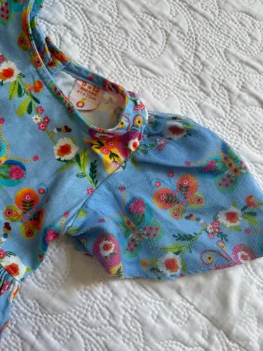 Vestido Alphabeto 9 a 12 meses