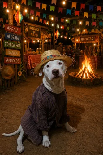 Cachorro procurando uma namorada