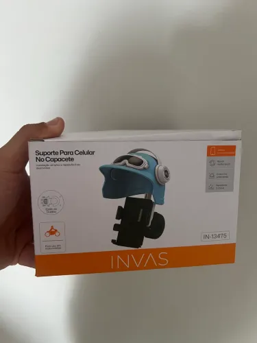 Suporte celular NOVO SEM USO TODO PRETO moto ou bike