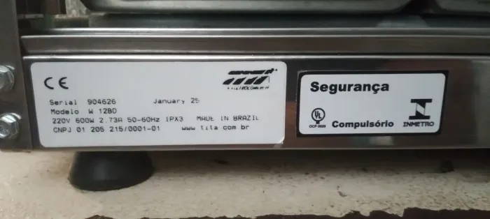 Estufa para salgados 12 bandejas 220v