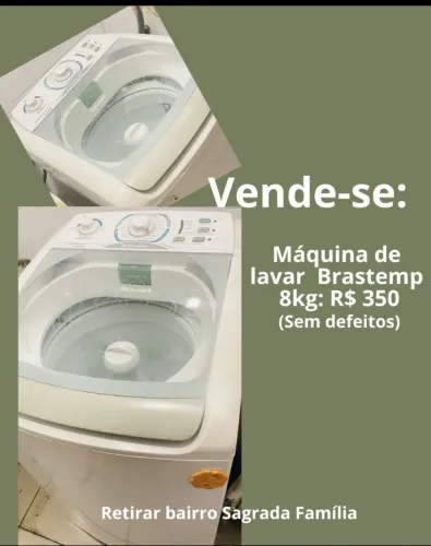 Máquina de lavar sem defeito