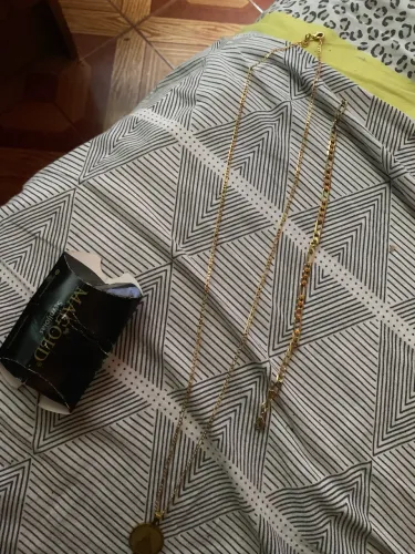 Cordão e pulseira da MAGOLD