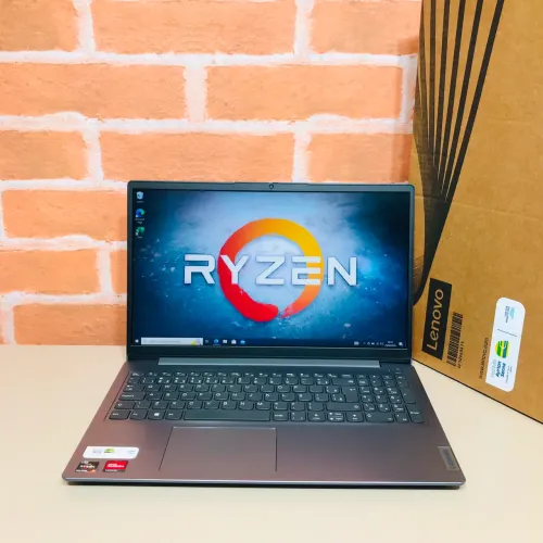 Notebook Lenovo Ryzen 7 5700U/ Ram 12GB/ Ssd 512GB/ FullHD/ Placa AMD Radeon 2GB 