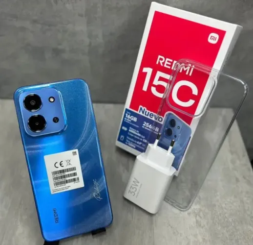 Celular Xiaomi Redmi 15C 4G - 128GB Rom / 4GB Ram - Versão Global + Capinha e Película