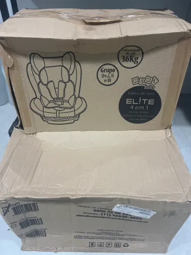Cadeira de carro máxi baby elite 4 em 1 do 0 ao 36 kilos