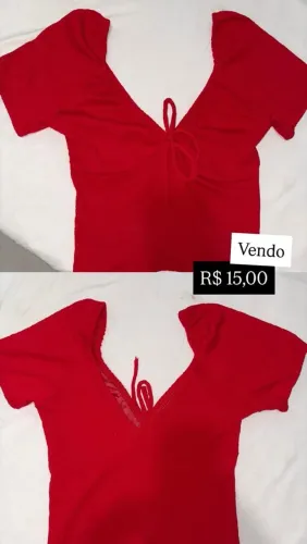 Blusa vermelha