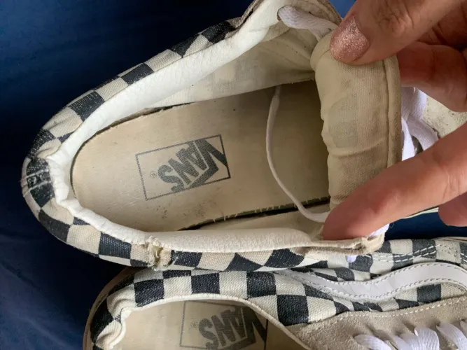 Vans camurça quadriculado tamanho 41/42