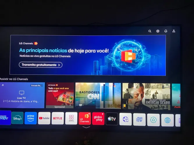 Tv smart LG 1.500 50 polegadas 