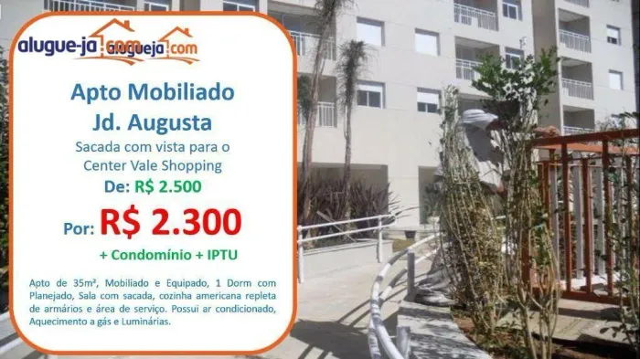 Apartamento com 1 dormitório para alugar, 35 m² por R$ 2.840,00/mês - Jardim Oswaldo Cruz 