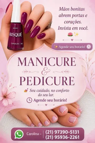 Manicure até você!!