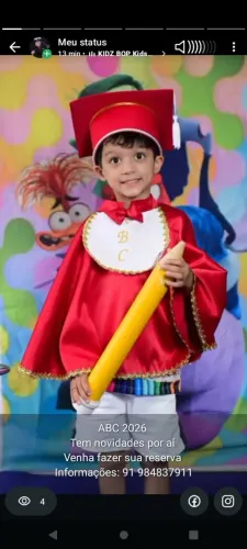 Aluguel de becas para formaturas adultos e infantil 
