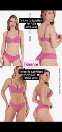 Conjuntos fio duplo Romance