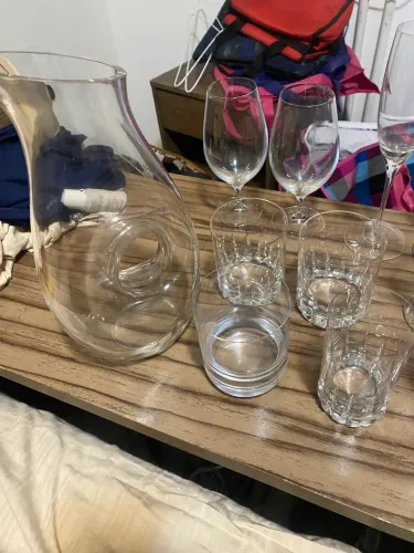 Vendo copos e taças de cristal marca strauss e kronos