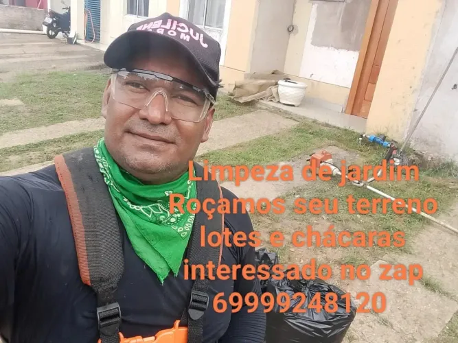 Roçador limpeza de jardim Roçamos seu terreno lotes e chácaras interessado no chat