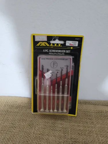 HOBBY ONE CS ?.?.?. 6.PC. SCREWDRIVER SET REGULAR & PHILLIPS 6PCS PRECISION SCREWDRIVER
