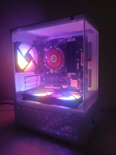 CPU CORE i3 3.90ghz 7° Geração GABINETE GAMER FANS RGB