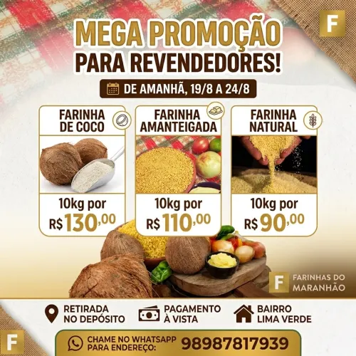 Farinhas especiais