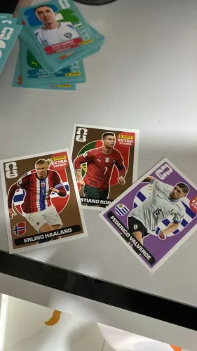 Vendo Carta bronze, cristiano ronaldo, halland e valverde 