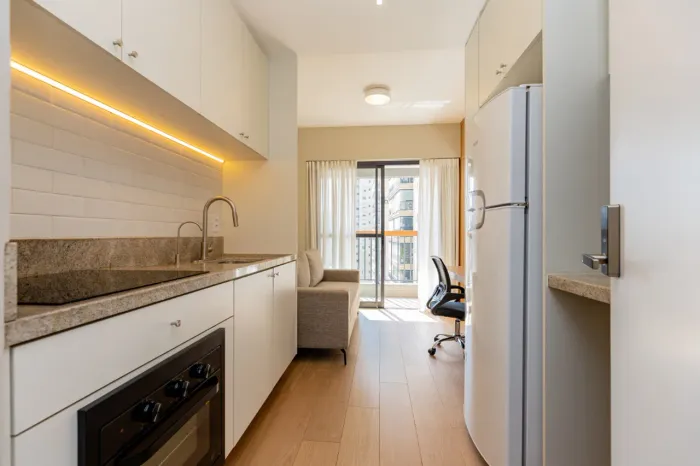 Studio para venda em Brooklin com 1 quarto, sendo 1 suíte, 28m²