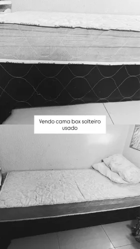 Cama solteiro box