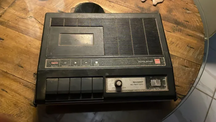 Gravador Sharp década de 70 ( Antigo )