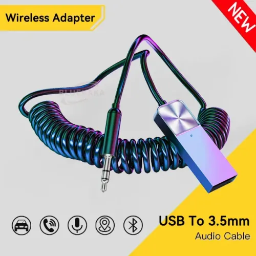 Adaptador Bluetooth Veicular 5.1 USB P2 Bluekaka Receptor de Áudio