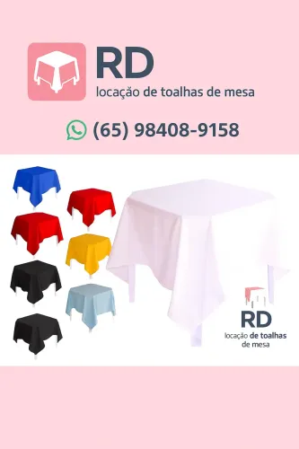 Locação de toalha de mesa