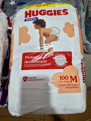 Fraldas Huggies, Turma da Mônica e Cremer - Pacotes Lacrados