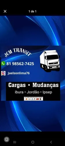 FRETES E MUDANÇAS IBURA, IPSEP, BOA VIAGEM ETC
