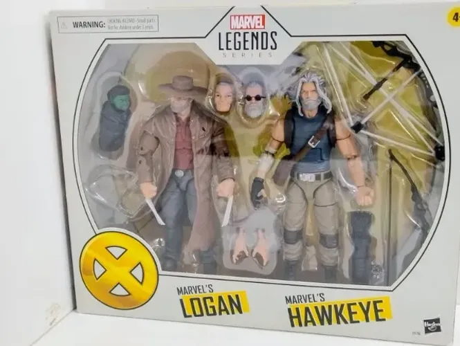 MARVEL LEGENDS - ACTION FIGURE - LOGAN & HAWKEYE