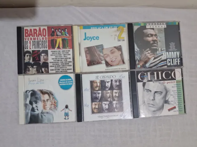 Coleção 45 CDs Originais de Música - Vendo Apenas Tudo Junto