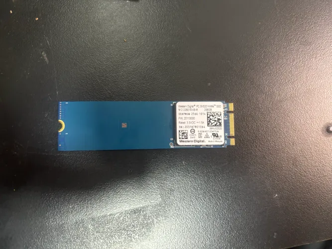 Ssd nvme 256gb wd