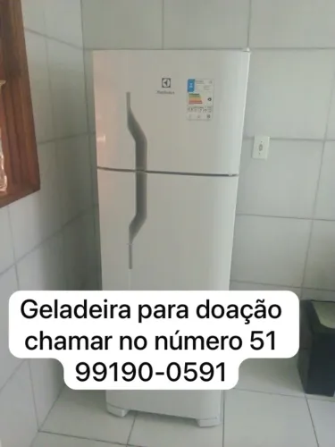 Geladeira doação 