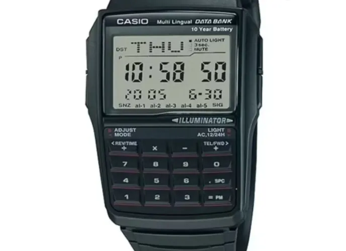 Relógio calculadora Cássio excelente, com manual e caixa original