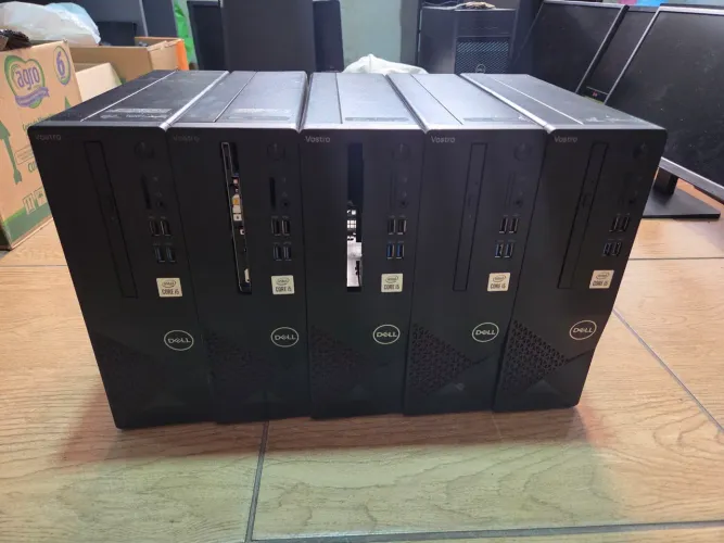 LEIA A DESCRIÇÃO. LOTE 5 PCs Dell vostro i5 décima geração, 8gb ram, ssd 256gb.