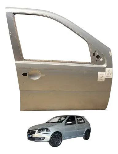 Porta Dianteira Direita Fiat Palio Elx 1.4 2008 A 2014 Dianteira Direita Cinza