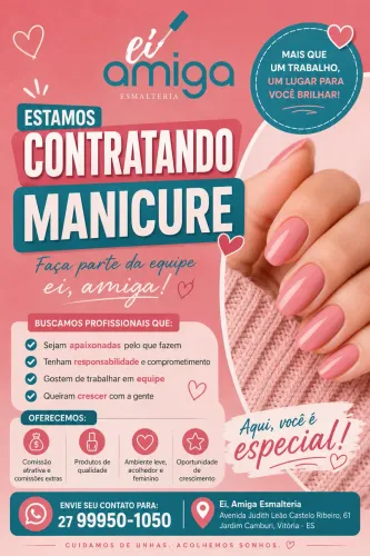 VAGA ABERTA | MANICURE