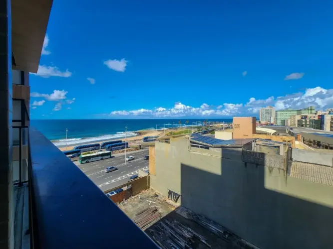 Studio Com Vista Mar E Varanda Em 45M² E Vagas Rotativas Na Pituba. BQOCJ