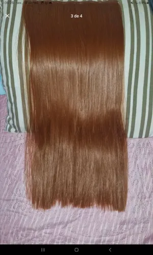 extensão de cabelo tic-tac fibra orgânica