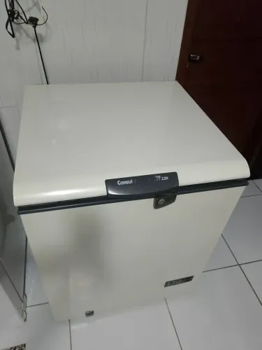 Freezer horizontal 309 litros, 220 v, em ótimas condições, apenas 1 dos rodizis quebeado